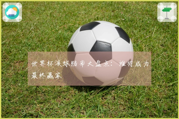 世界杯滚球赔率大盘点：谁将成为最终赢家